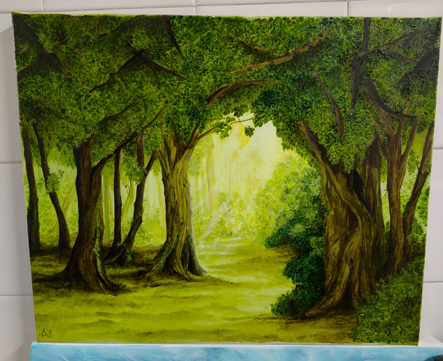 Bosque Oil Canvas Landscaping