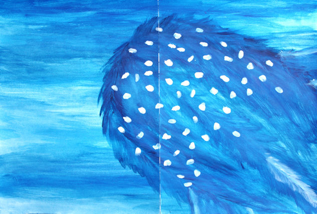 Tiburón Ballena Acuarela Papel Marina