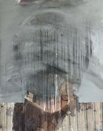 Grey Abstract Portrait