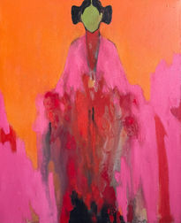 Orange and pink...