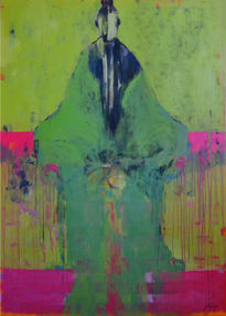 Figure in Green and...