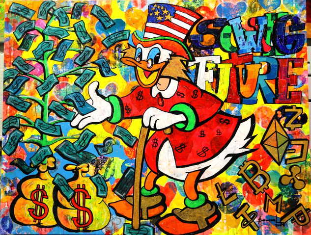 Scrooge McDuck Acrílico Lienzo Otros