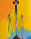 Yellow Abstract Art