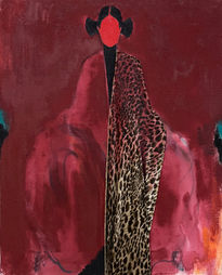 Woman in Leopard...