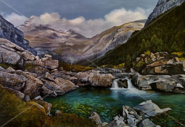Parque Nacional de Ordesa Oil Canvas Landscaping