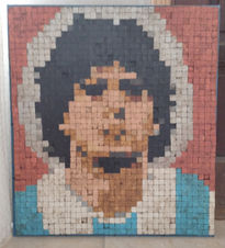Maradona pixel art