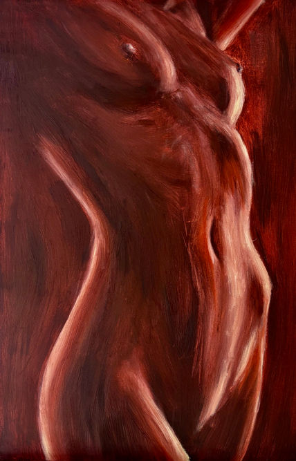 Body in red