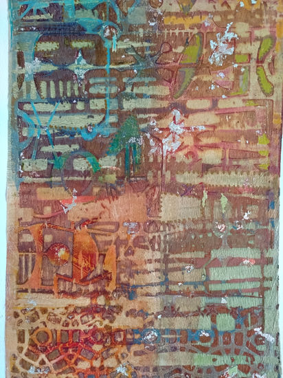 Capas de Tiempo I Monoprint