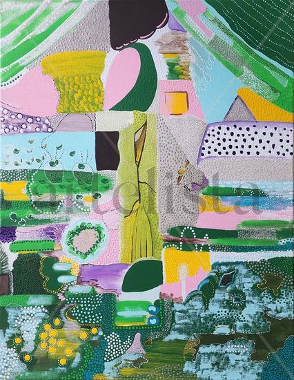 A blessing Acrylic Canvas Others