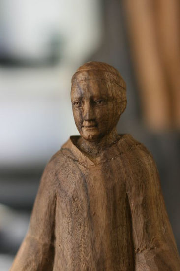 Saint François Wood Figurative