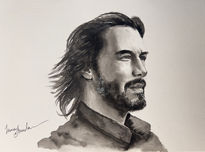 Keanu Reeves retrato