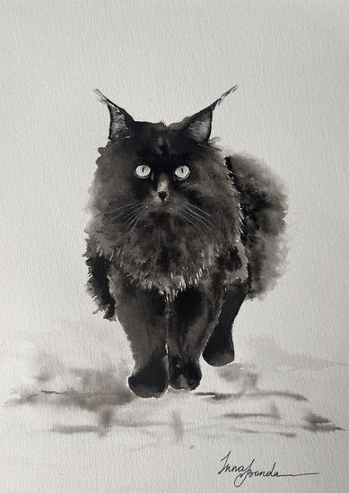 Gato negro Ink