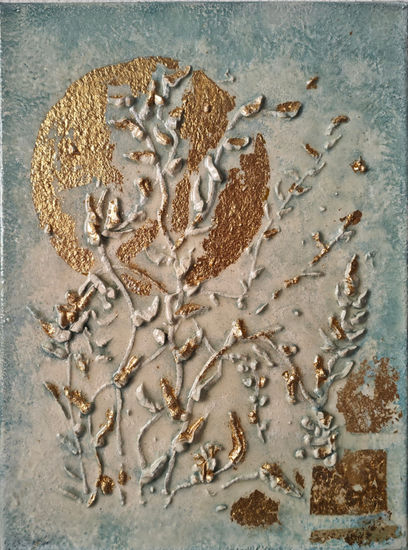 Primigenia Mixed media Canvas Floral Painting
