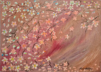 Fondo de cerezo