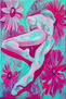 "Floral Repose" - Abstract Figure