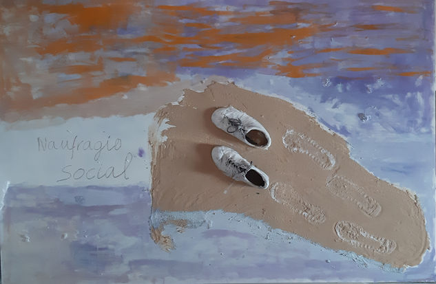 Naufragio social Acrylic Canvas Others