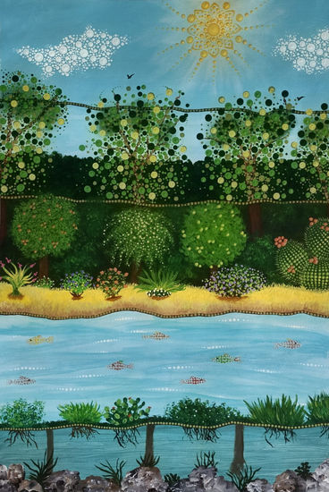 Ecos de la Tierra Acrílico Lienzo Paisaje