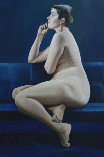 La reflexión de Melisandra Óleo Tabla Desnudos