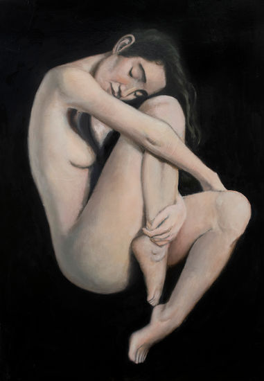 Ingravidez Oil Panel Nude Paintings