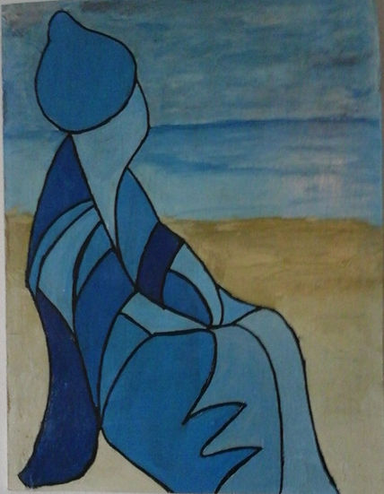 En la playa