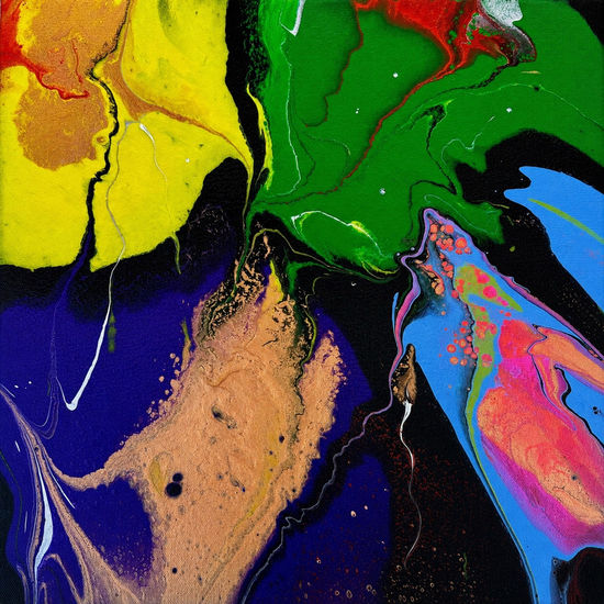 RIGHT TO BE DIFFERENT | Original Contemporary Abstract Painting Acrylic Canvas Others