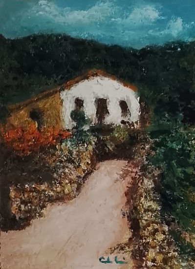 Caseríos-7 Óleo Tela Paisaje
