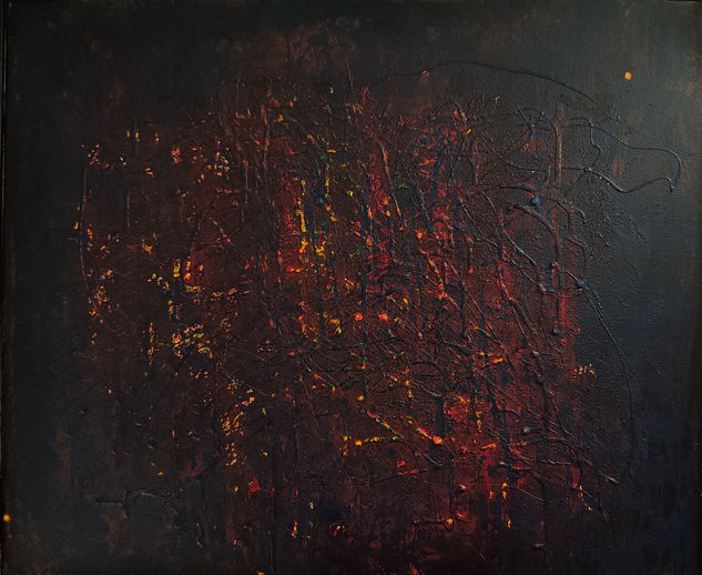 Fuego interior Media Mixta Tabla Otros