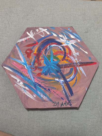 Energía en movimiento Acrylic Canvas Others