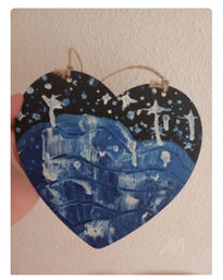 Pintura corazón...