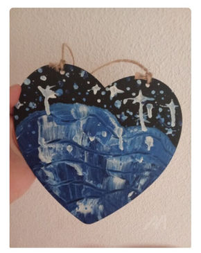 Pintura corazón...