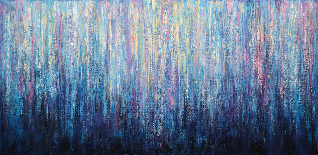 Chromatic Dreamscape Acrílico Lienzo Paisaje