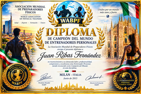 Campeón del mundo...