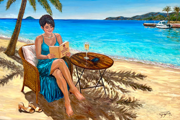 Sensuous woman Oil Canvas Figure Painting