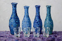 Botellas y vasos