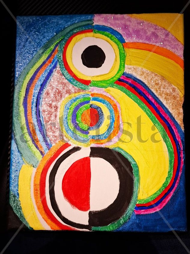 "Estudio de orfismo infinito". Artista invitada: Sandy Monserrat Soriano Nava.