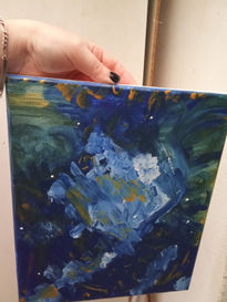 Pintura obra Flor...