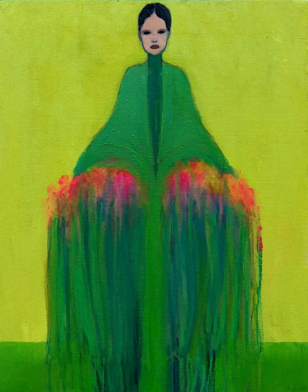 Girl with a Bouquet