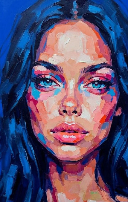 Selfie blue