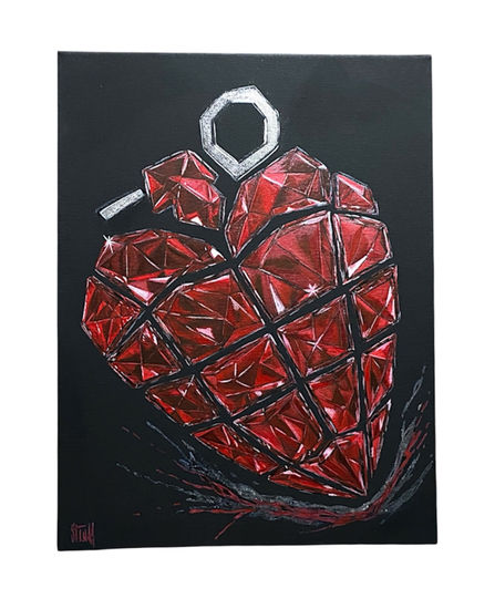 Hollow Lies Acrílico Lienzo Figura