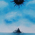 Black sun over the islet- sol negro sobre el islote — front