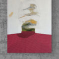 Abstract Face in White — front