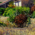 Rural landscape with an old mill — detail