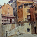 Albarracín square — detail