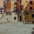 Albarracín square — detail