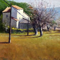 Cypress Farmhouse, winter morning — detail