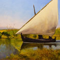 Barca en la albufera — detalle