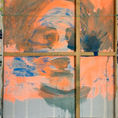 Blue Abstract portrait — back