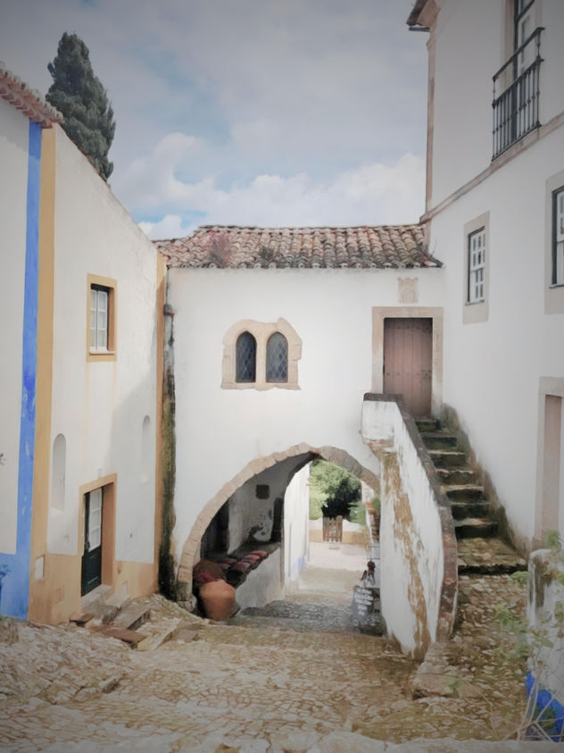 Pasaje Escondido en Óbidos, Portugal