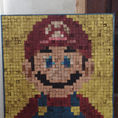 Mario pixel art — frontal