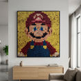 Mario pixel art — frontal